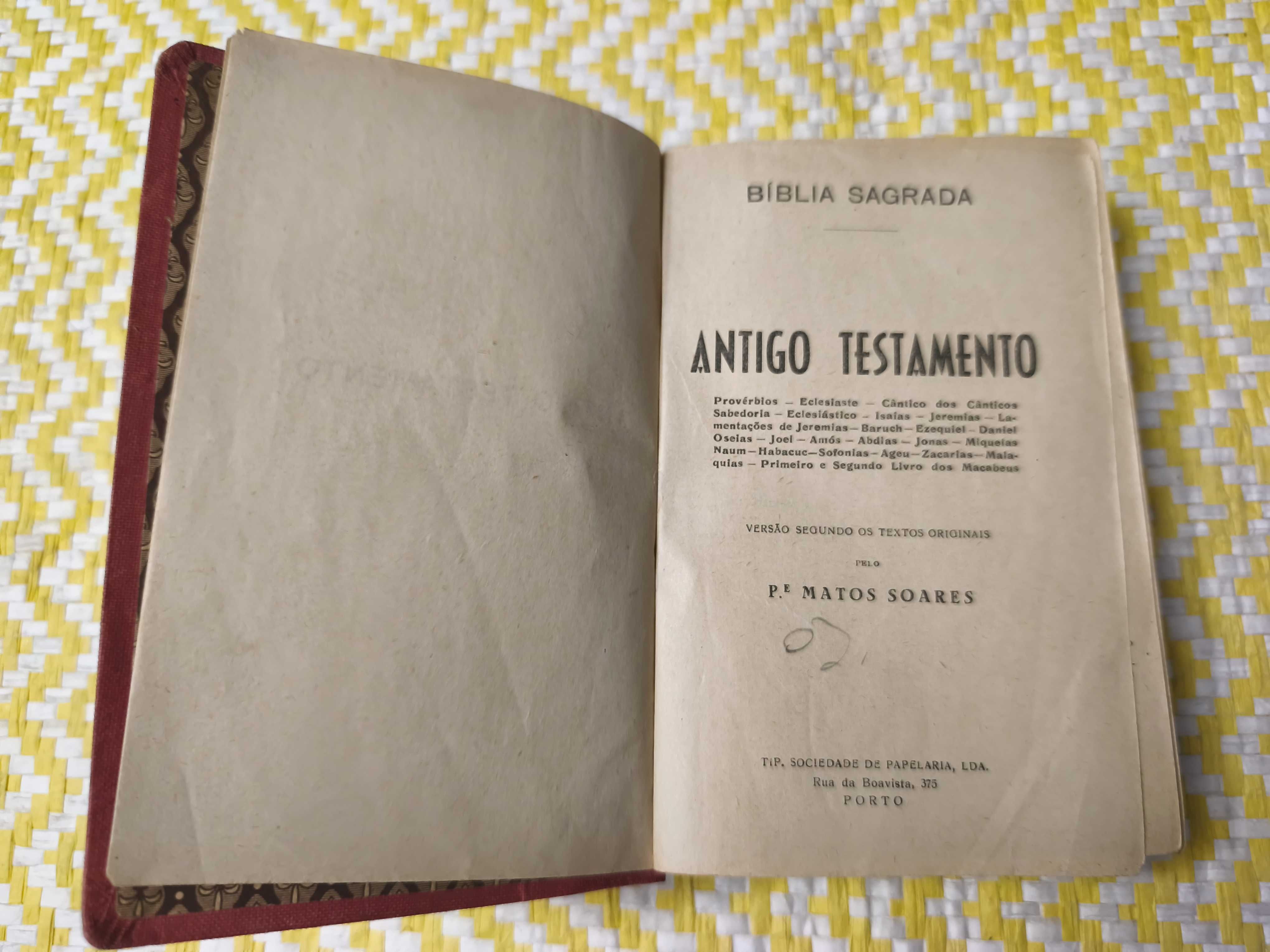 Bíblia – (Antigo Testamento) -Trd. P. Matos Soares