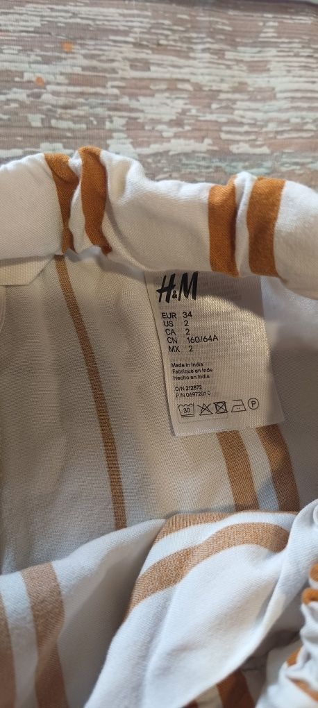 Letnie spodnie damskie H&M wiskoza 34/XS