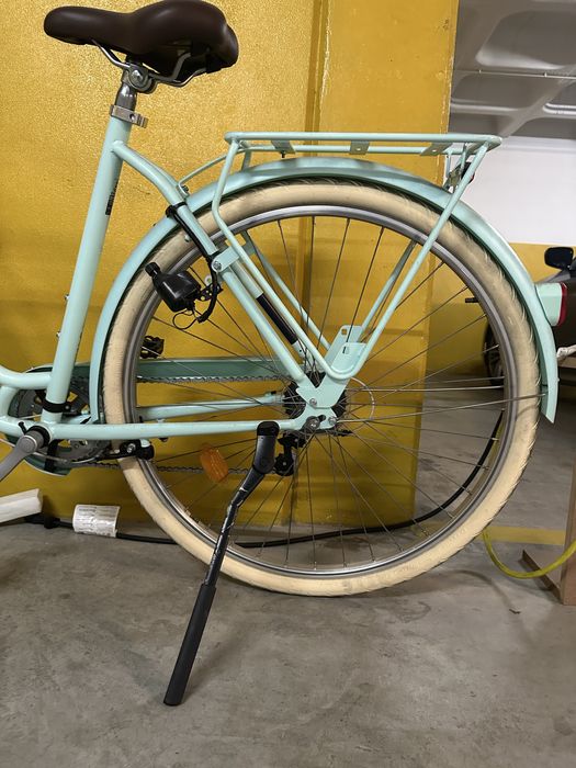 Bicicleta verde água