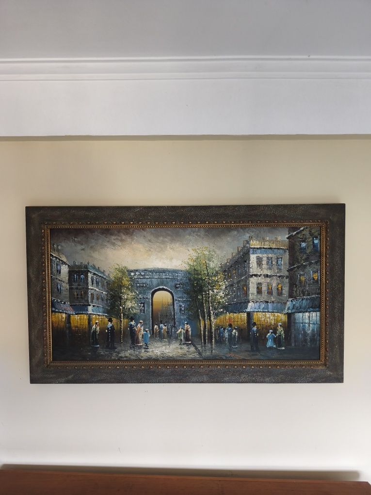 Quadro pintado a óleo