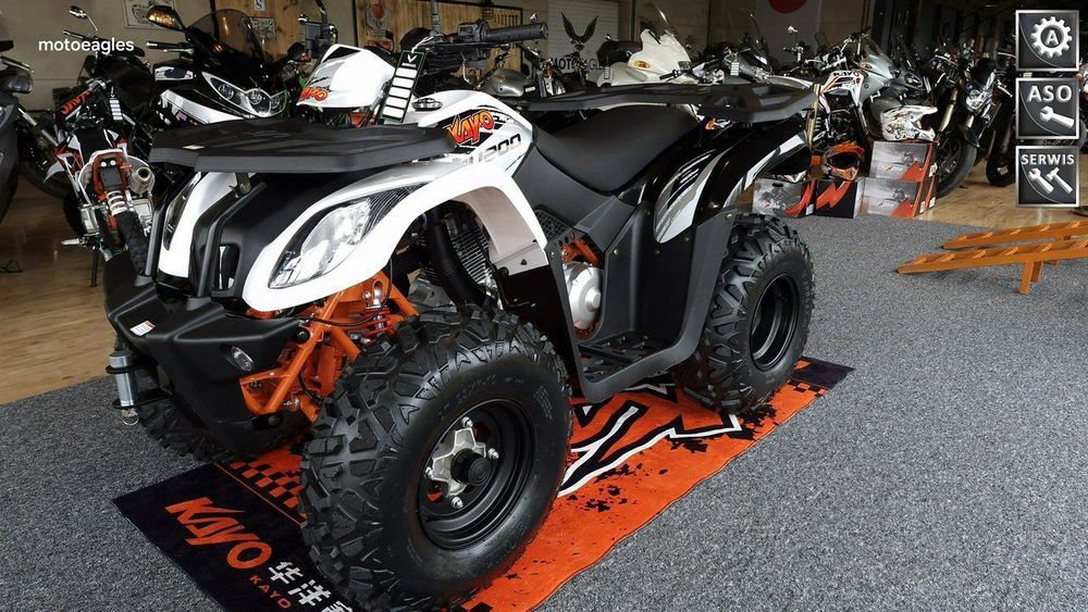 KAYO AU SALON MOTOCYKLOWY MOTOEAGLES Kayo AU 200. Sprawdż ofertę i Serwis