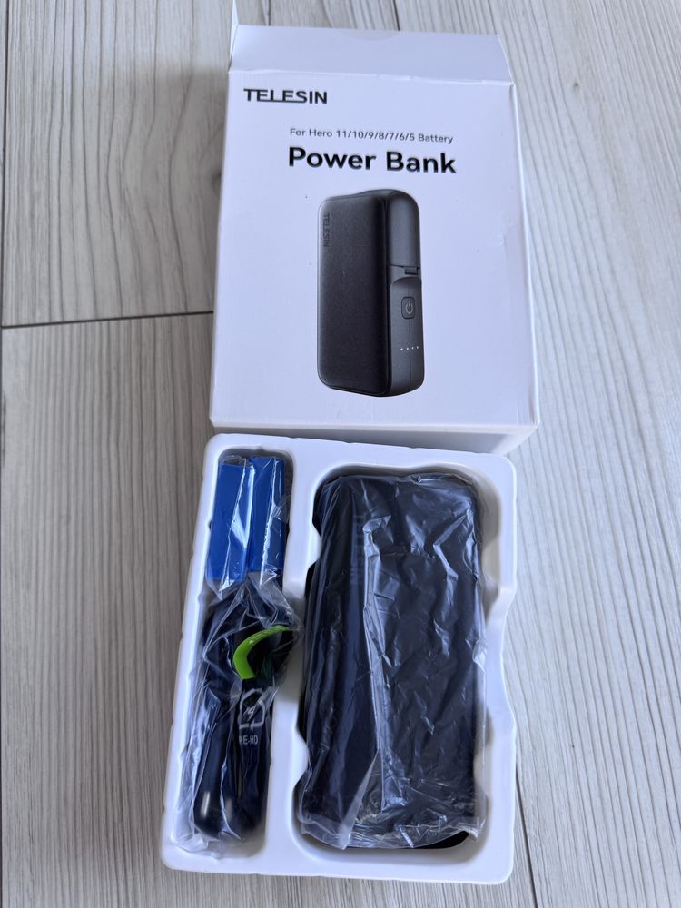 Telesin ladowarka powerbank GoPro prawie NOWA