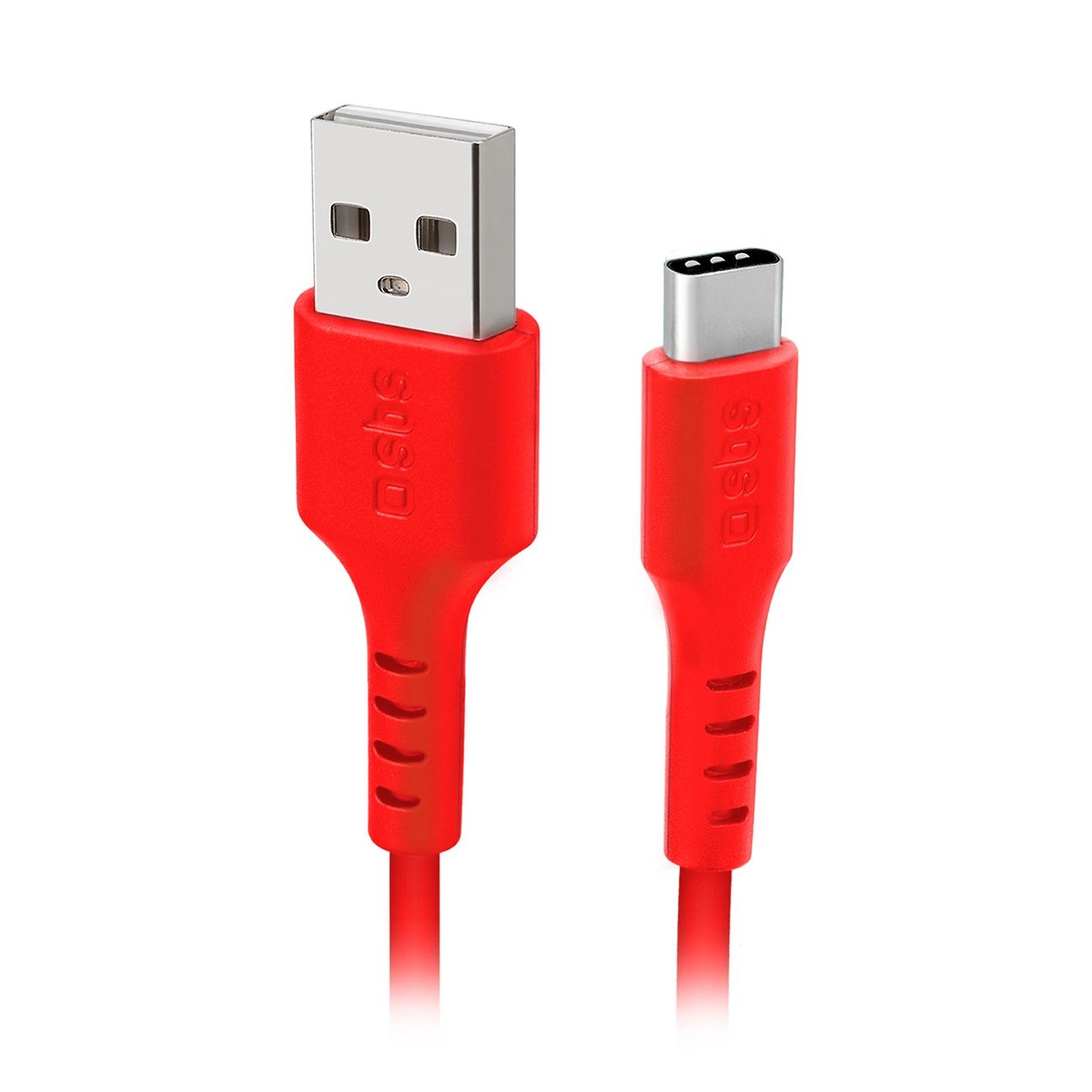 Kabel Sbs Tecablemicroc15R Usb-A - Usb-C 1,5 M - Czerwony