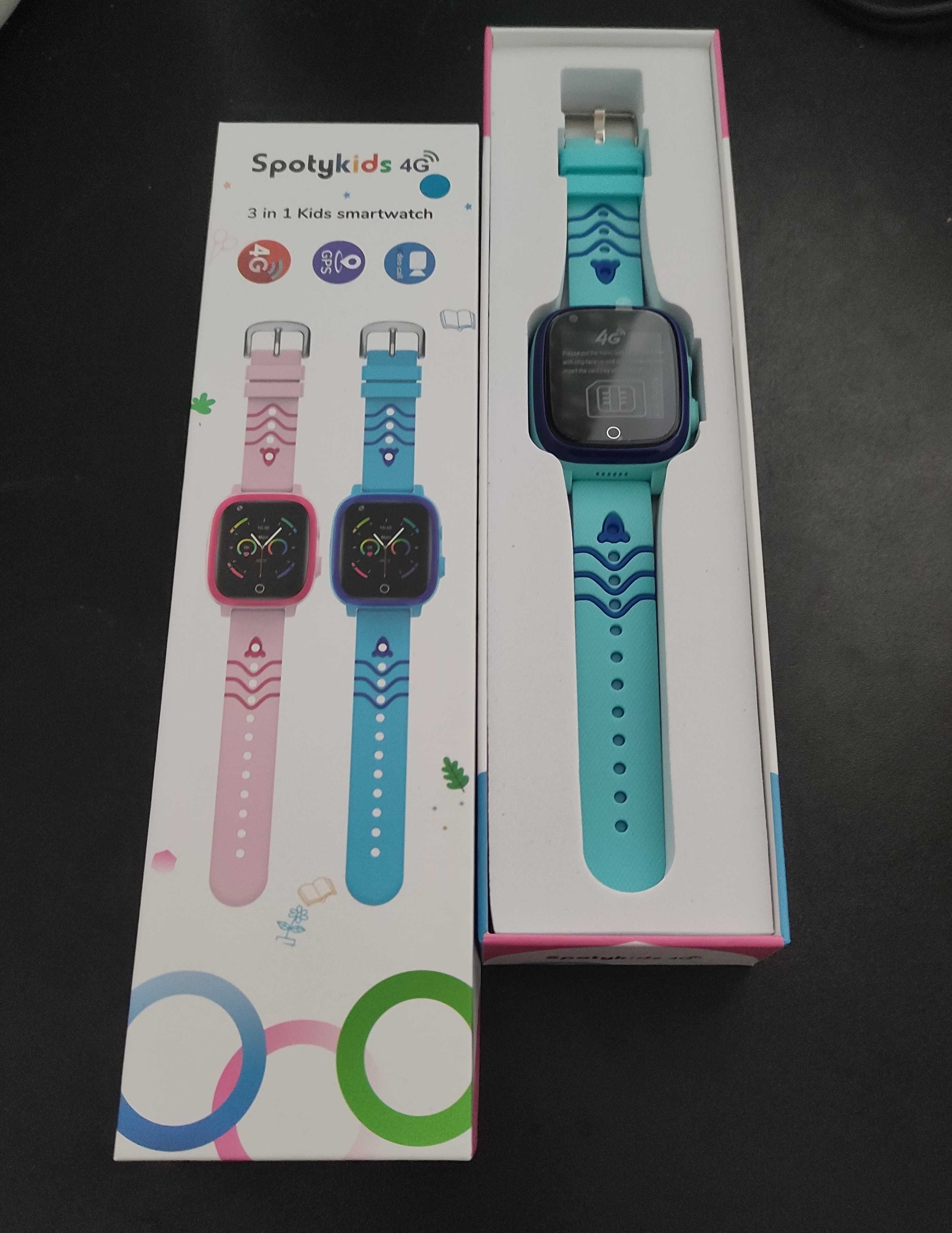 Relógio de crianças Smartwatch Spotykids 4G GPS, Videochamada e Jogos