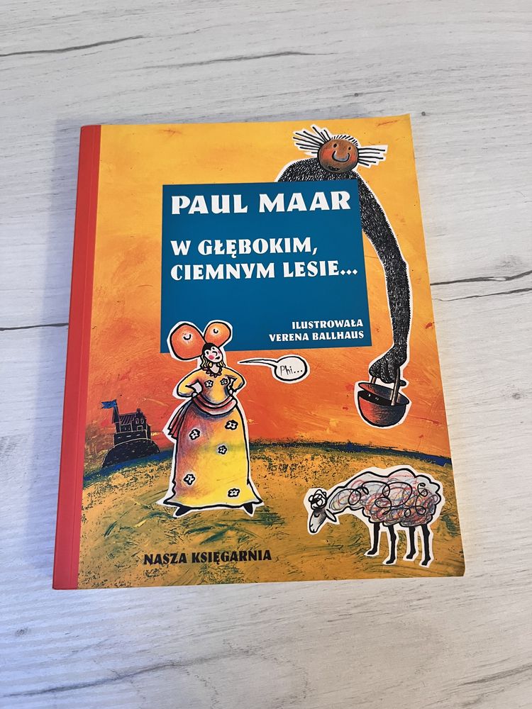W głębokim ciemnym lesie Paul Maar książka do czytania dla dzieci
