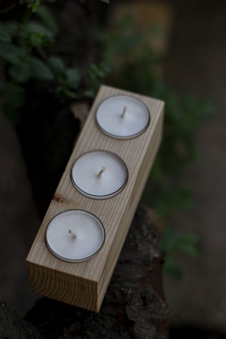 Підсвічник дерев'яний