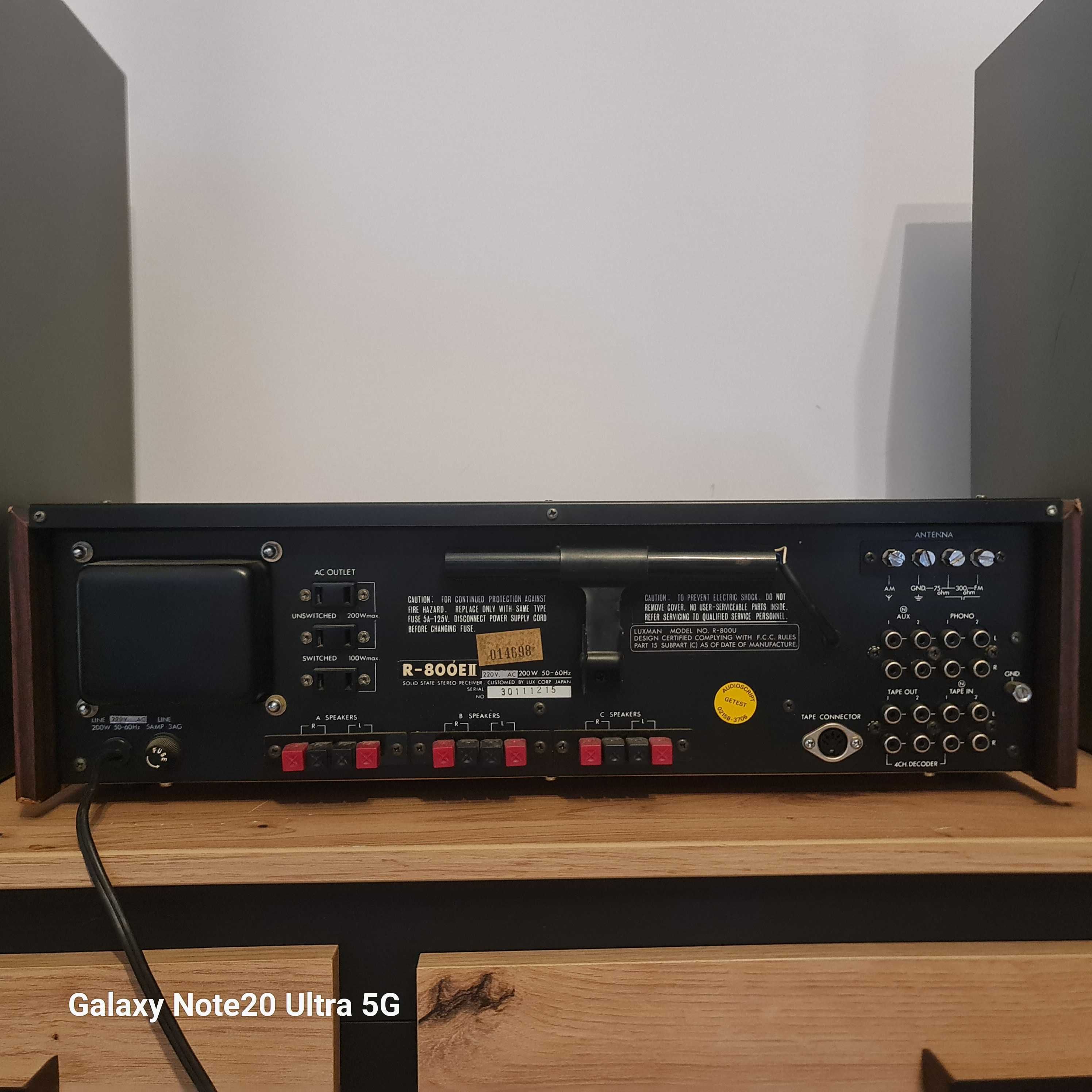 Wzmacniacz LUXMAN R-800E II  Vintage AM/FM Stereo
