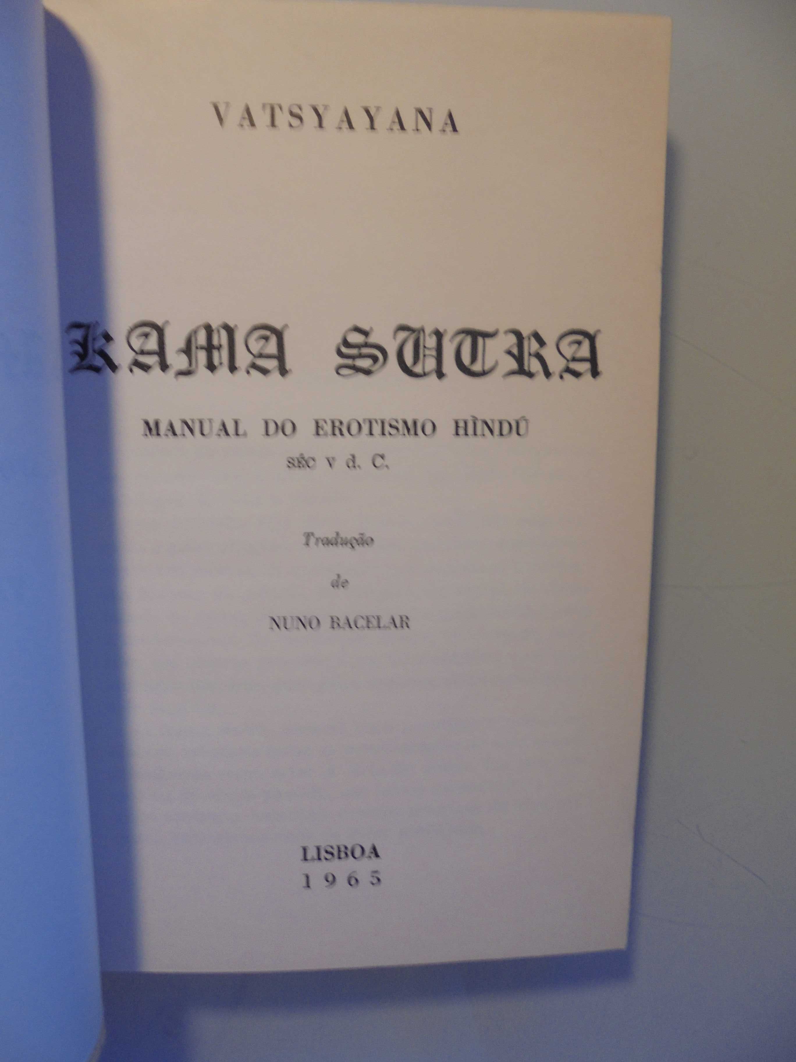 Vatsyayana;Kama Sutra-a Arte-Manual do Erotismo Híndú;Afrodite