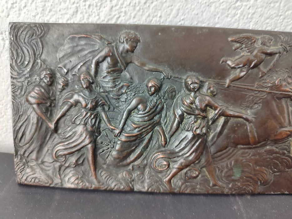 Placa em estanho cobreado