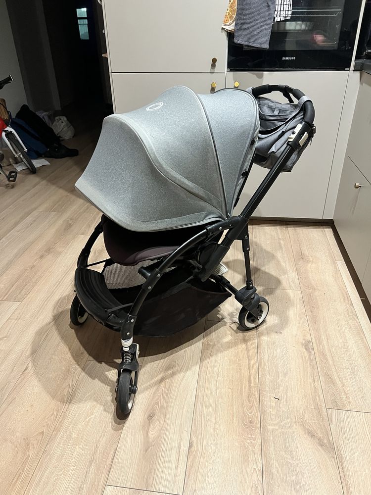 Wózek spacerowy bugaboo bee czarny, bardzo lekki i zwrotny