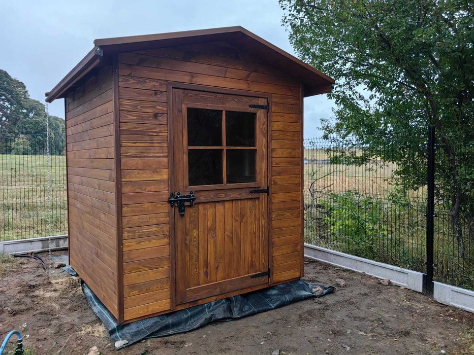 Domek narzędziowy ogrodowy 2x2m, schowek na narzędzia, domek drewniany
