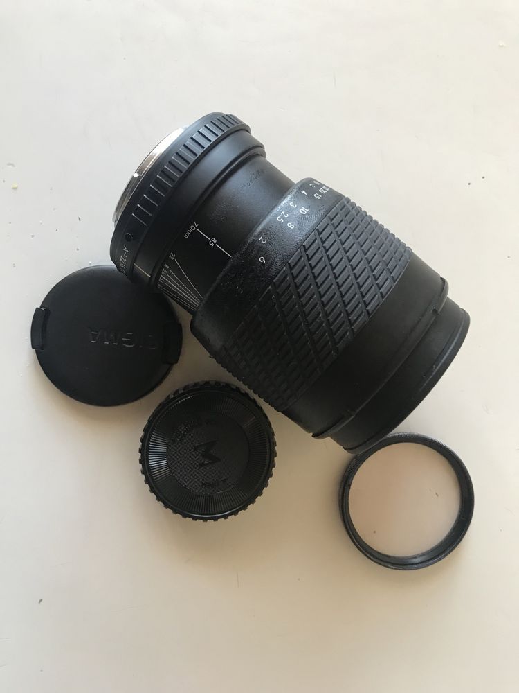 Objetiva para camara fotografica