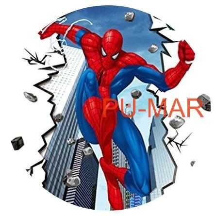 Opłatek na tort Urodziny Spider-Man