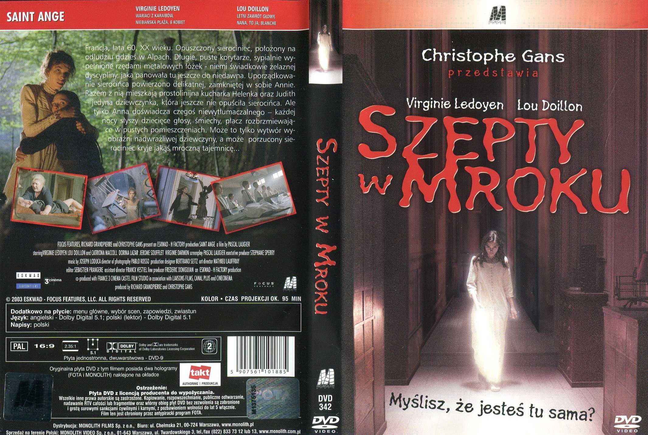 Szepty w mroku dvd