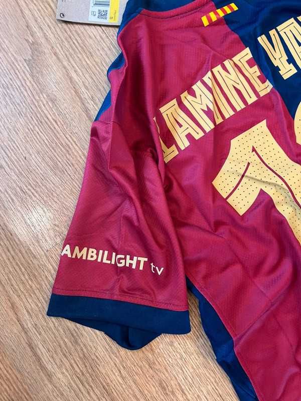 Oddychający/Wchłaniaćpot/Koszulka Barcelona'Lewandowskiego_r.3XL