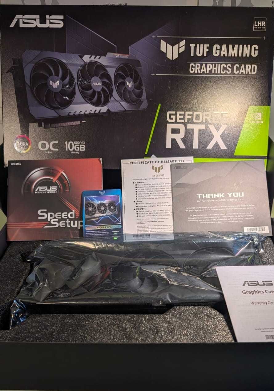Asus TUF RTX3080 O10G V2 Gaming