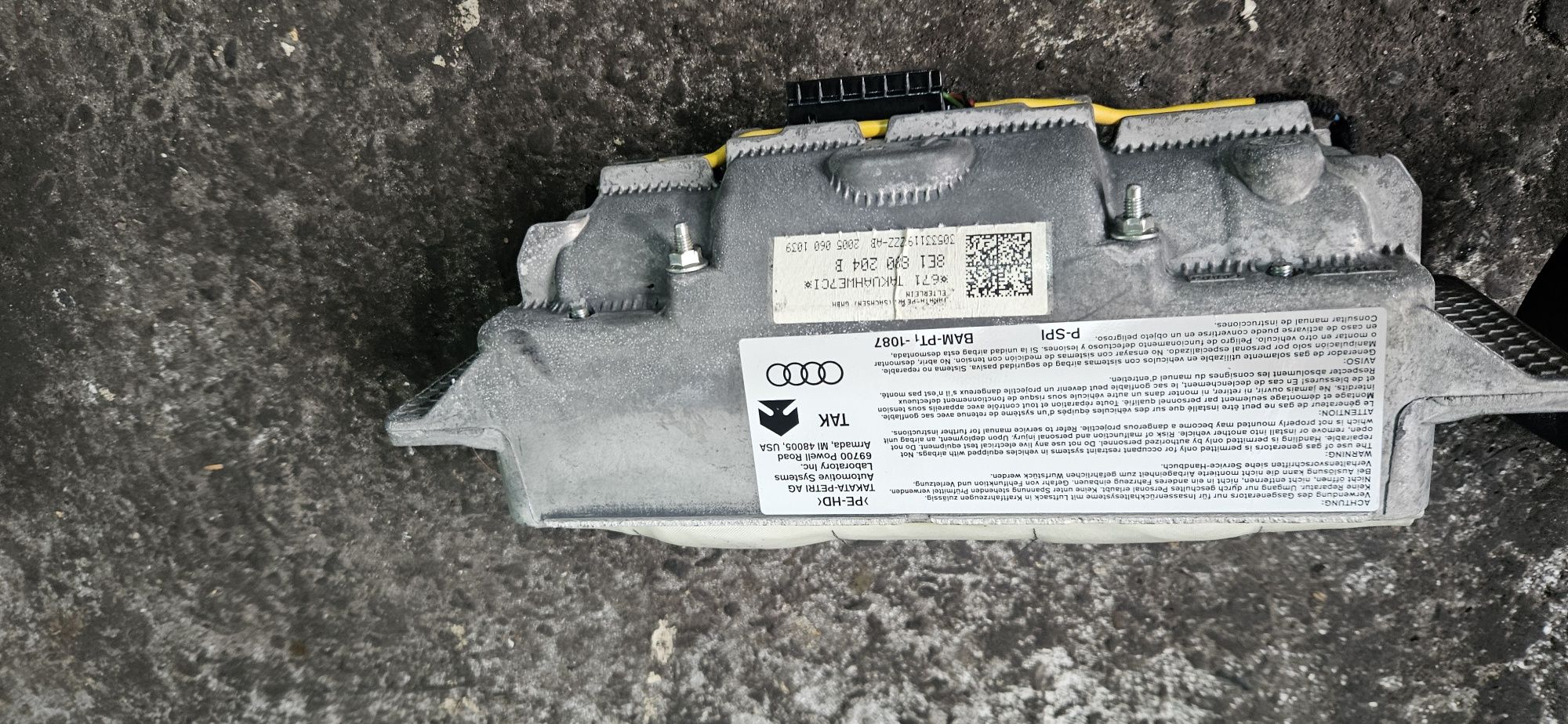 Audi a4 b7 Deska Konsola Airbag Pasy