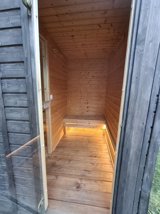 Sauna sucha fińska ogrodowa, zewnętrzna Dostępna od ręki!!!