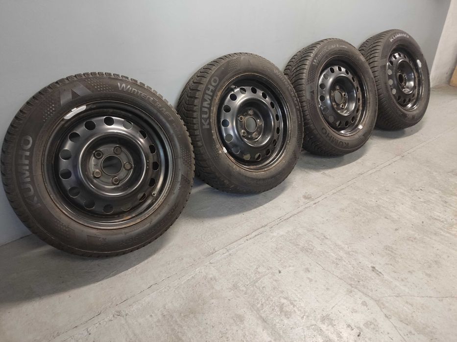Koła stal 16 Kia Niro Carens Soul Hyundai Kona, Kumho 205/60R16, 2020r