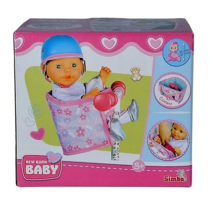Fotelik rowerowy dla lalek New Born Baby pudełko,172x196 mm