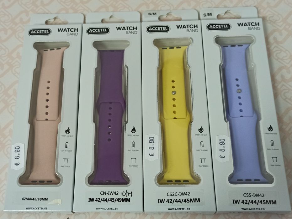 Bracelete Borracha P/ A. Watch 42 / 44 / 45 / 47  / 49 mm -Nova