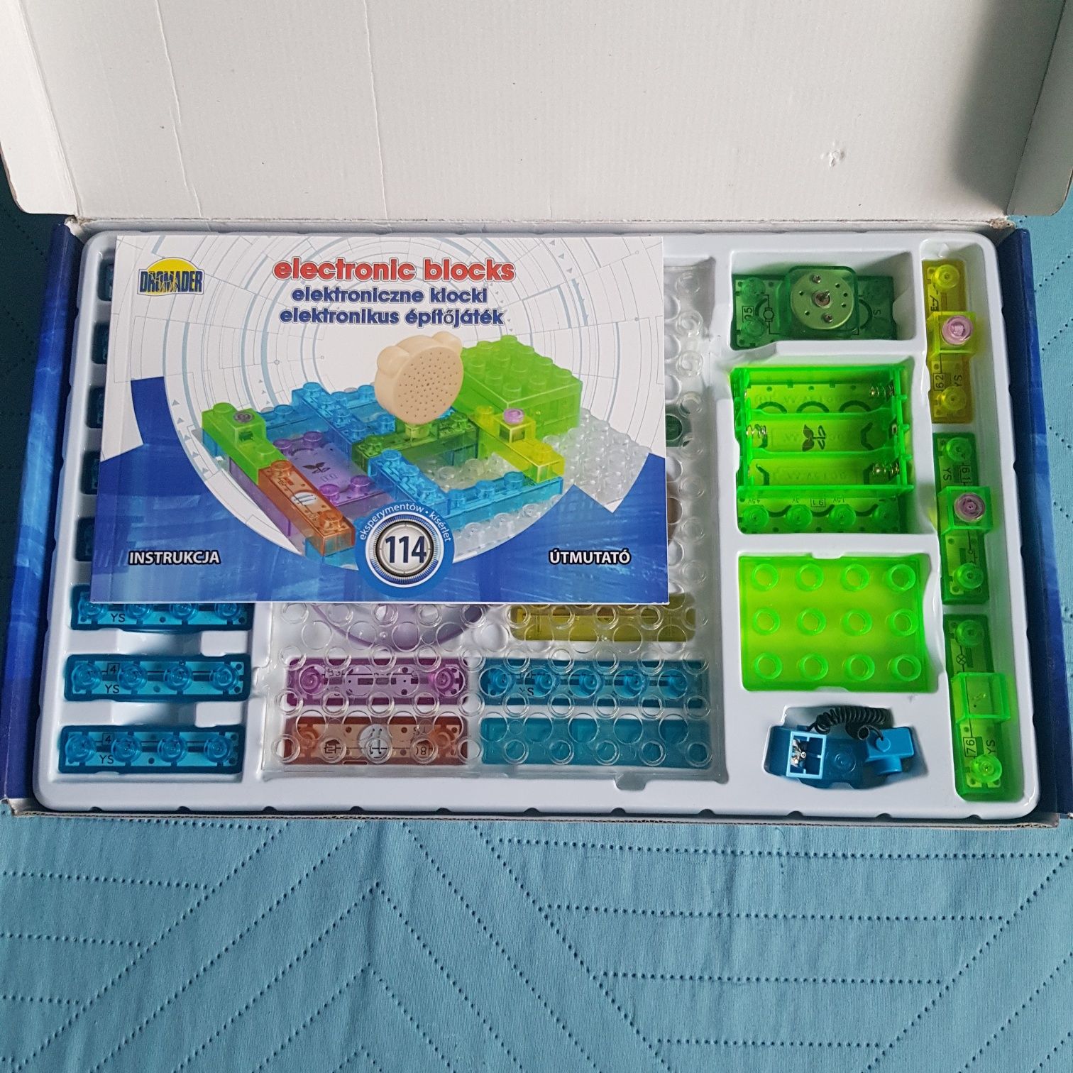 Elektroniczne klocki Dromader wiek 8+