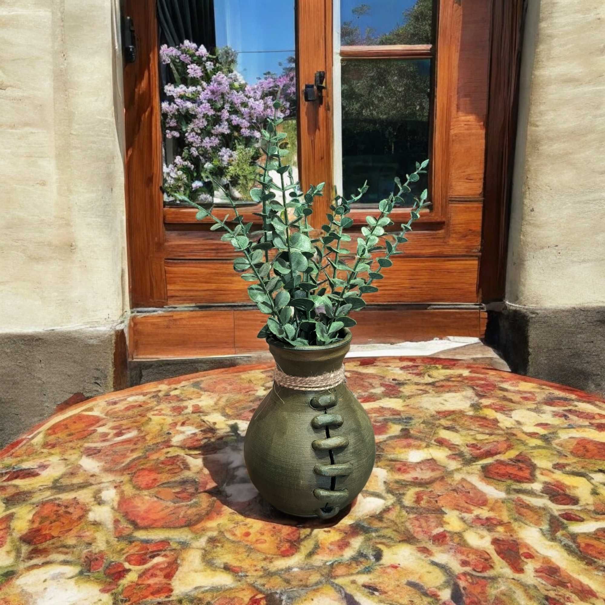 Wazon Ceramiczny Ręcznie Robiony, Wazon Gliniany,