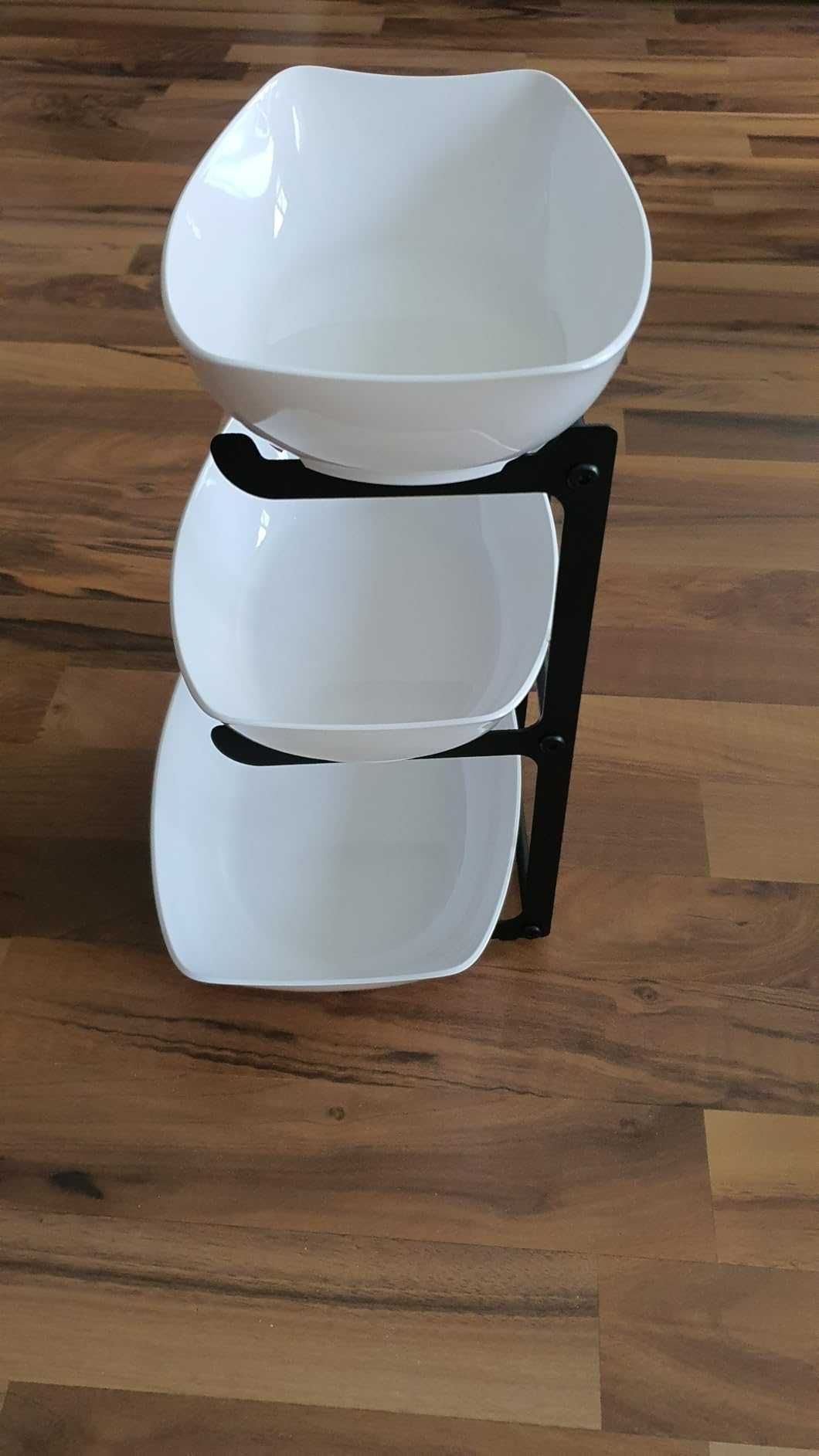 Stojak miski na owoce warzywa akcesoria do kuchni 3 poziomy