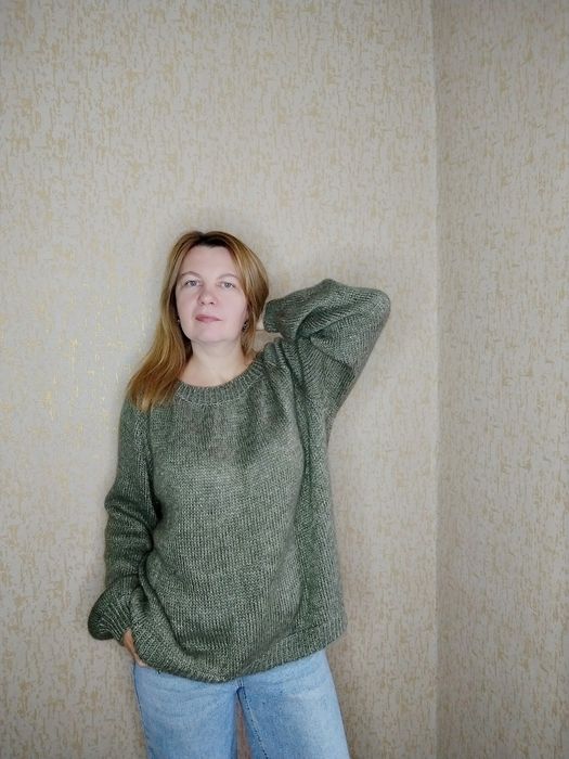 Вязаний жіночий Светр оверсайз