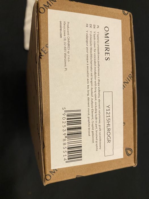 OMNIRES Y Element natynkowy baterii umywalkowej podtynkowej