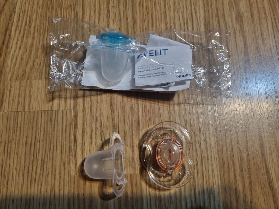 2 szt Avent Philips smoczek uspokajający 0-6 mcy silikonowy