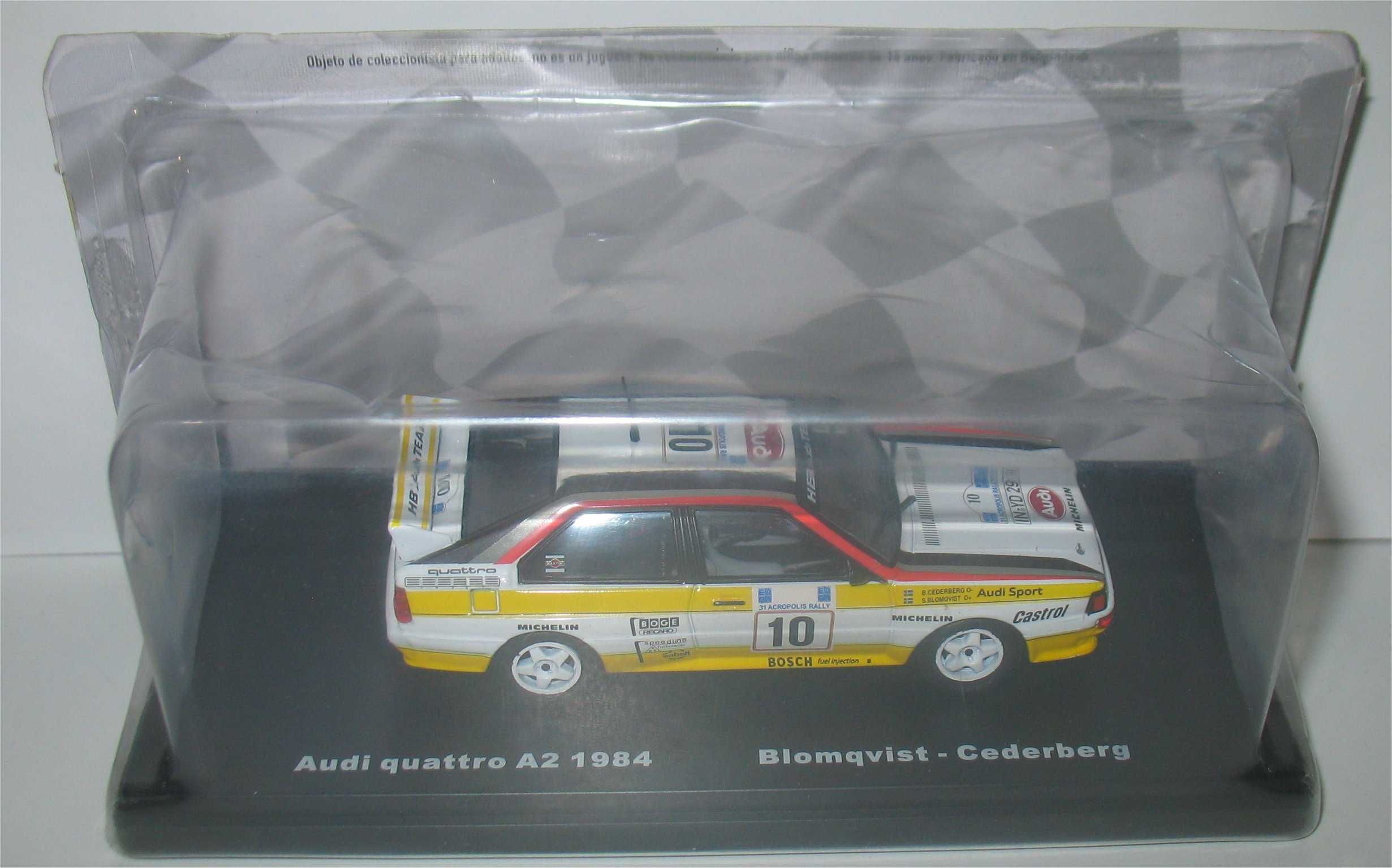 Salvat/Ixo-Audi Quattro -Vencedor Rally Acropolis 1984- Stig Blomqvist