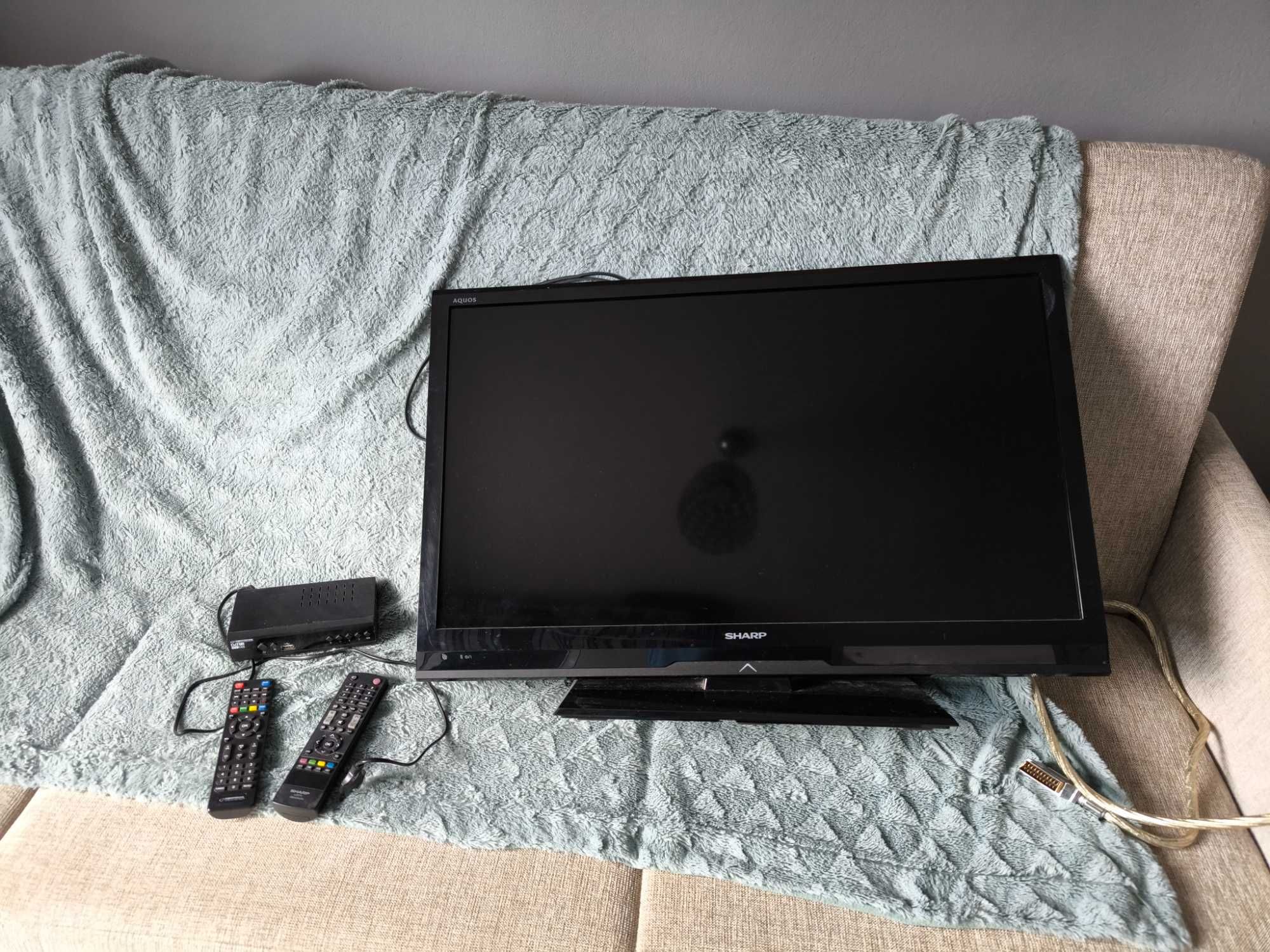 LED TV  sharp 32 cale +  idealny np na działkę / sypialni