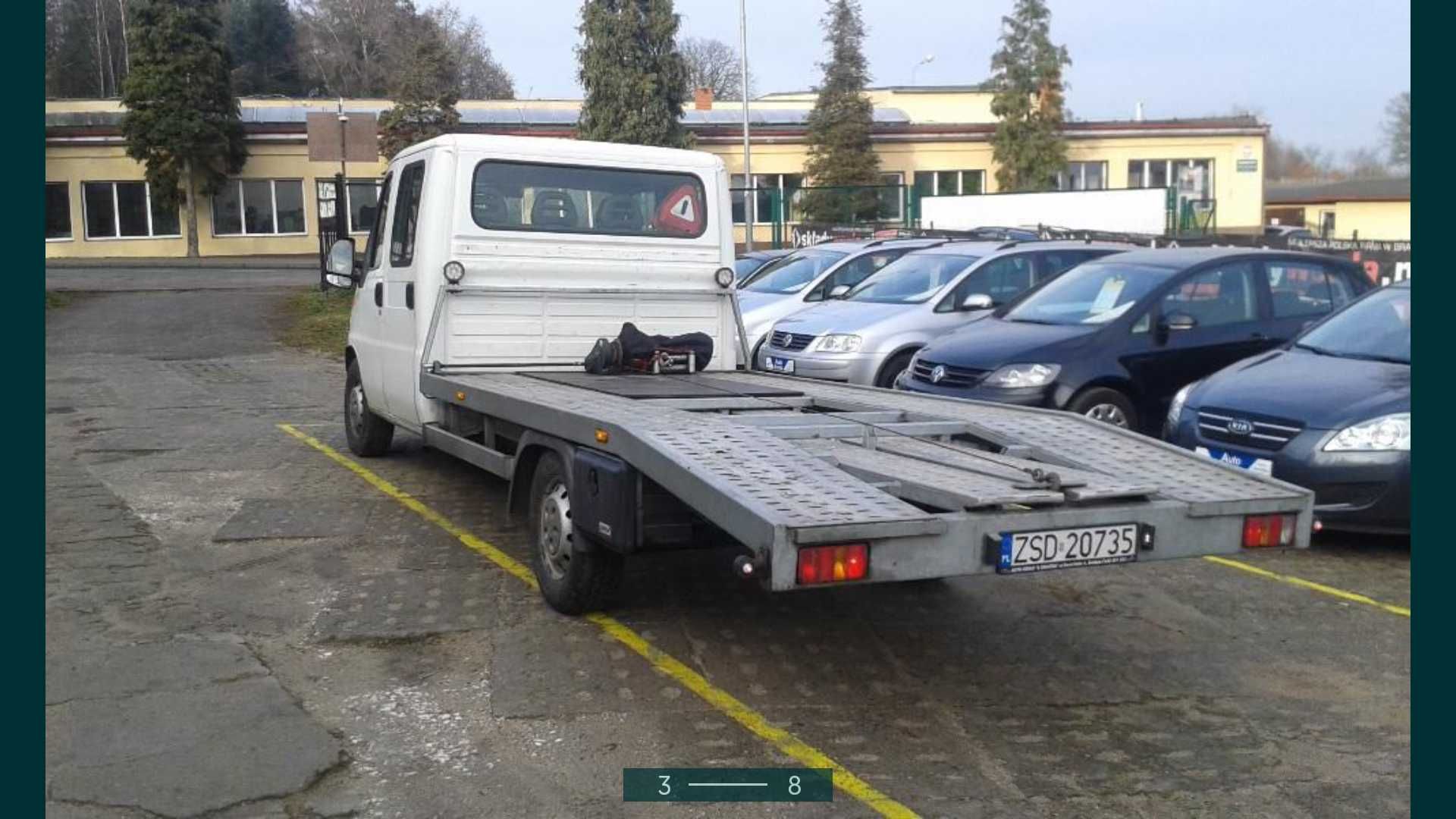 Pomoc drogowa auto holowanie Wynajem autolaweta Słonowice