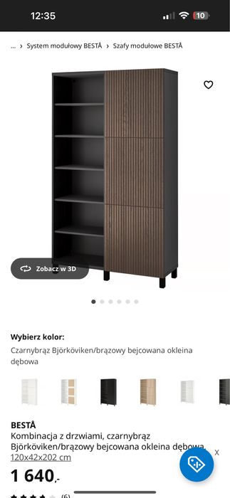 Regał z drzwiami Bestä