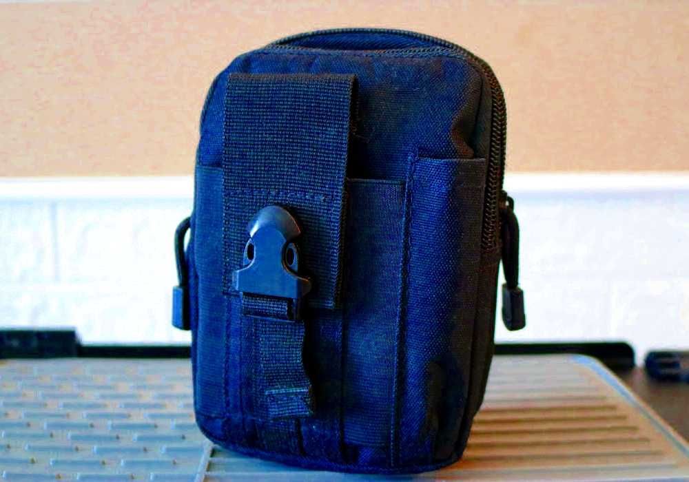 Сумка, чохол Military, органайзер, підсумок EDC у чорному кольорі