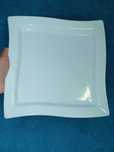 Тарелка квадратная блюдо Helfer Quadrato white. 25см.