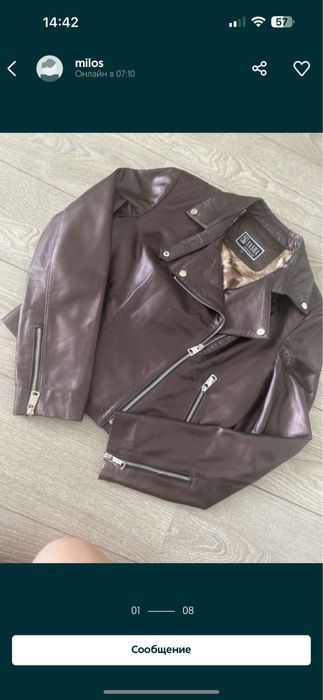 Плаття шкіряне кожаное платье куртка Yasha бомпер М-Л