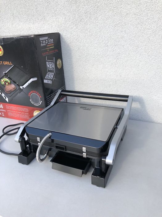 Гриль електрична Zepline 3500W Сендвічниця гриль електричний