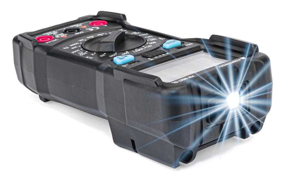 POWERMAT Multimetr Cyfrowy Elektryczny Miernik Prądu Lcd PM1044