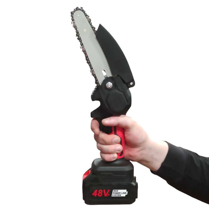 Аккумуляторная цепная мини-пила 6 inch Electric SAW в кейсе 2 АКБ