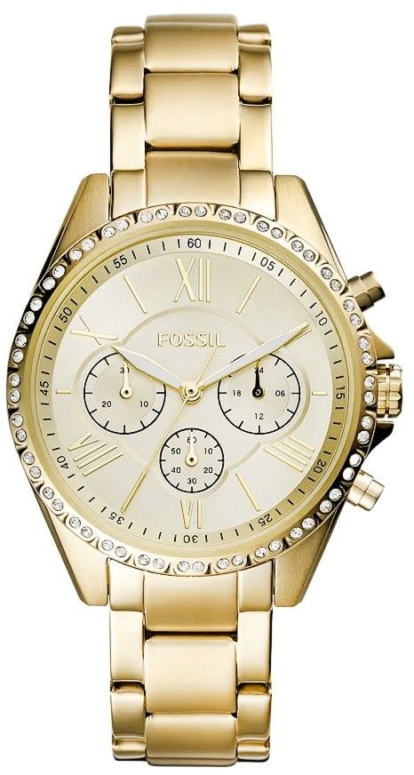 zegarek damski fossil modern courier chronograph bq3378 + box