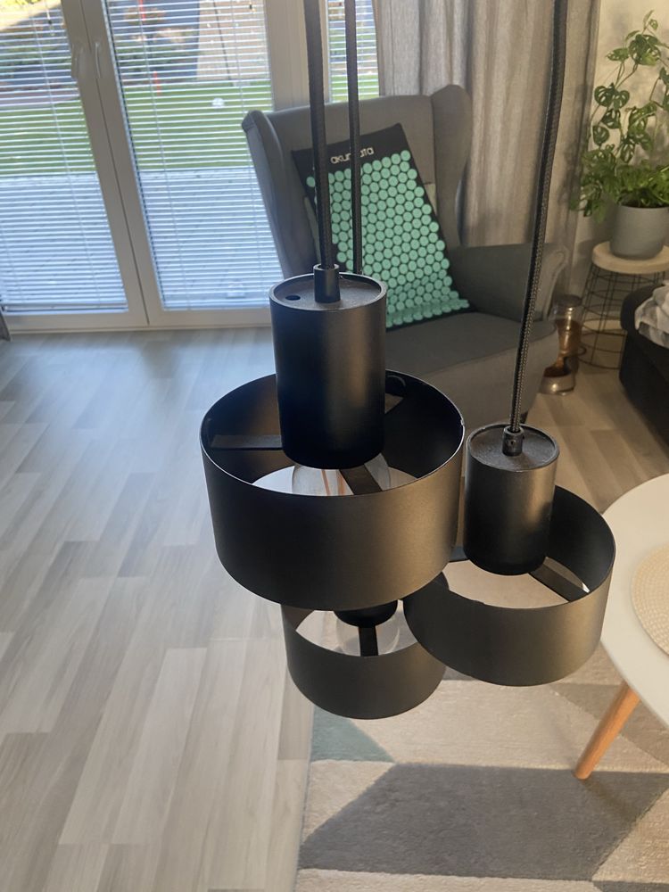 Lampa metalowa 3 punktowa