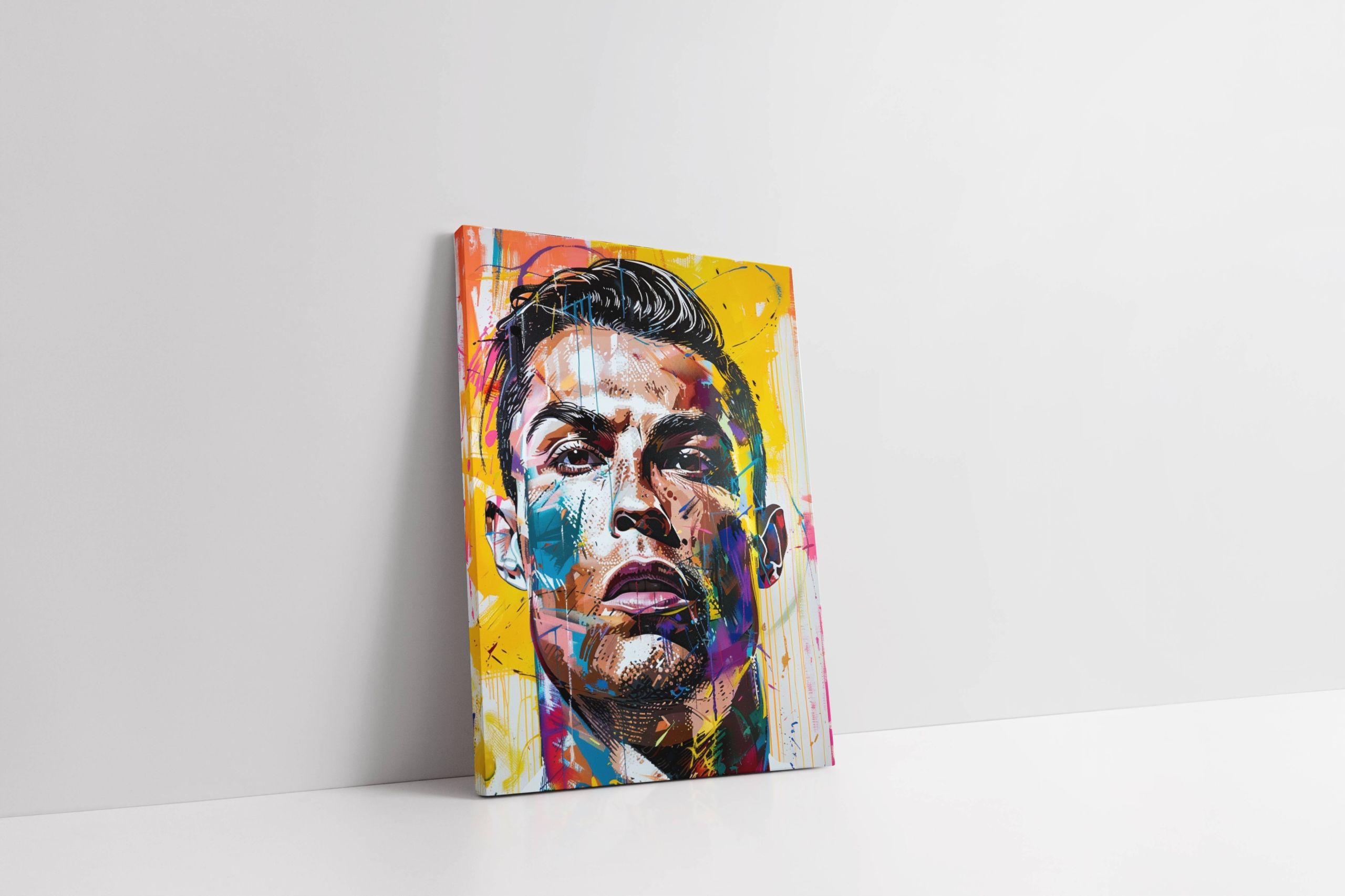 Obraz na płótnie Cristiano Ronaldo CR7 75x100 cm nowoczesny styl