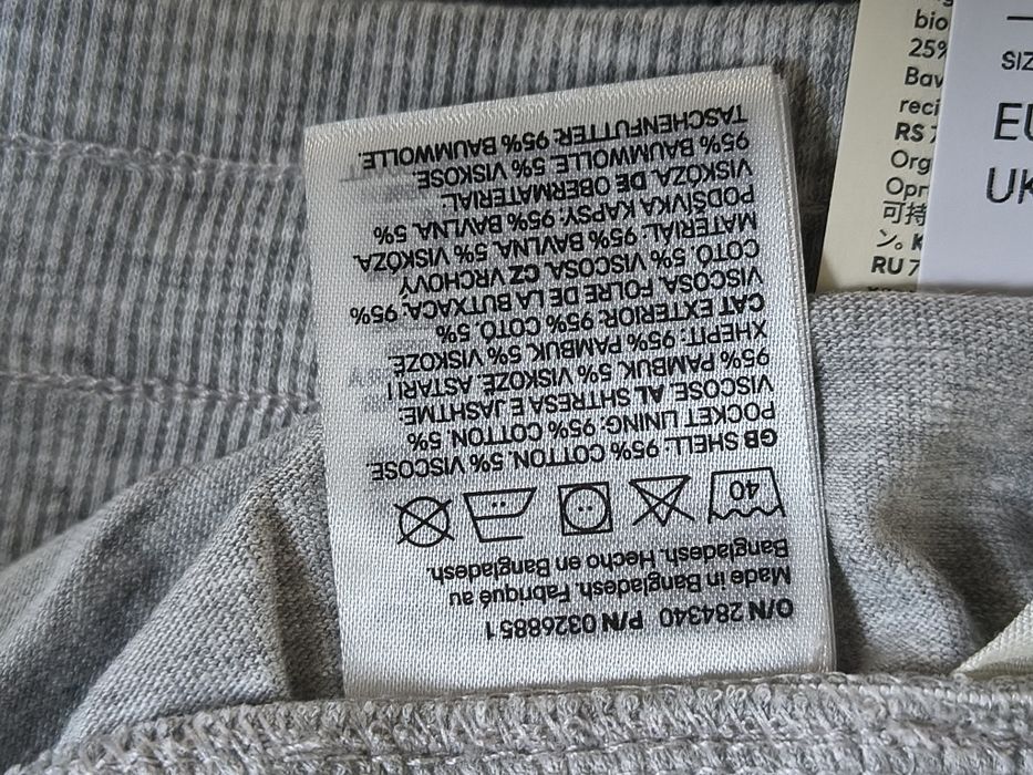 H&M nowe cienkie spodnie 140