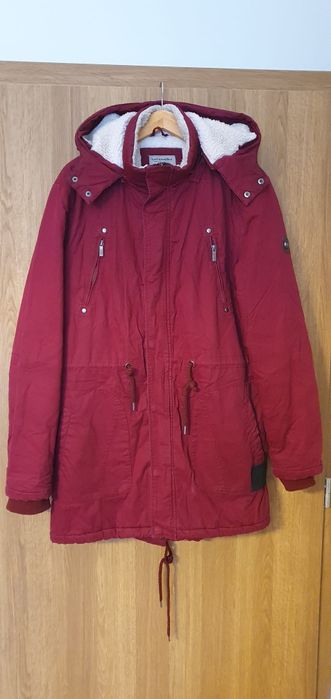 Kurtka męska, zimowa z kapturem