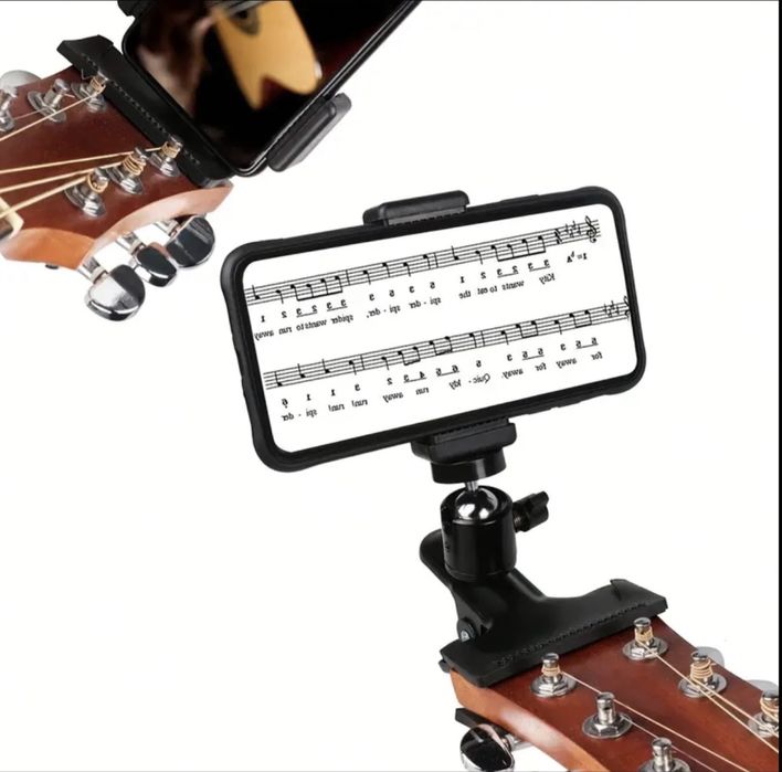 uchwyt na telefon do gitary