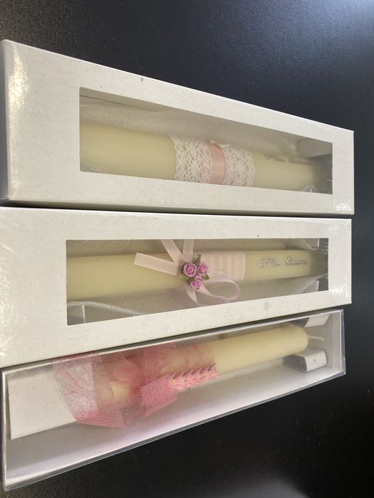 Velas e conjuntos de Batismo