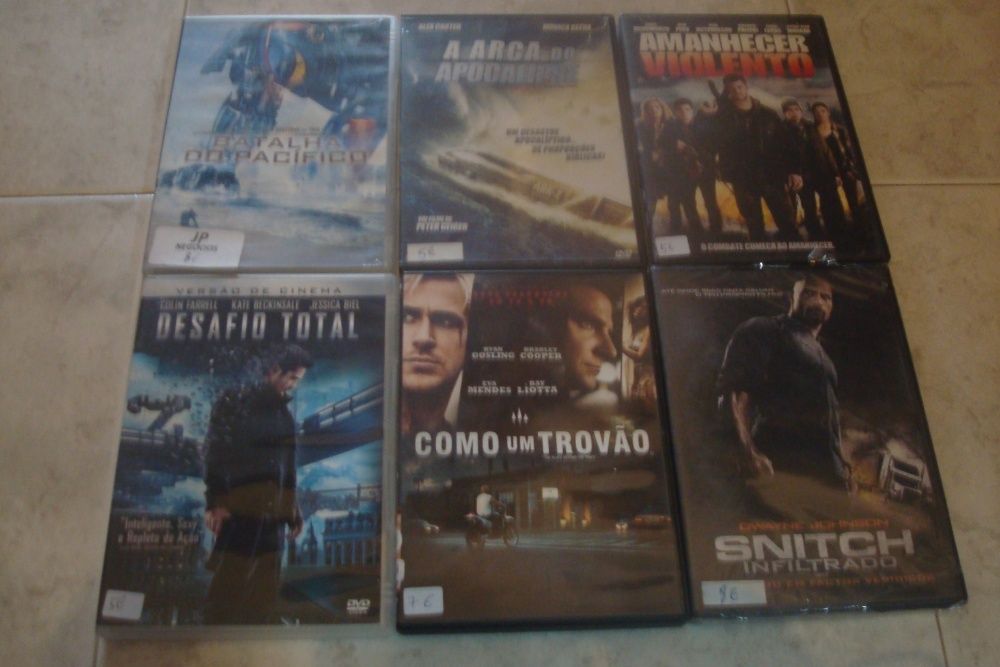 35 dvds recentes originais novos, usados e até selados