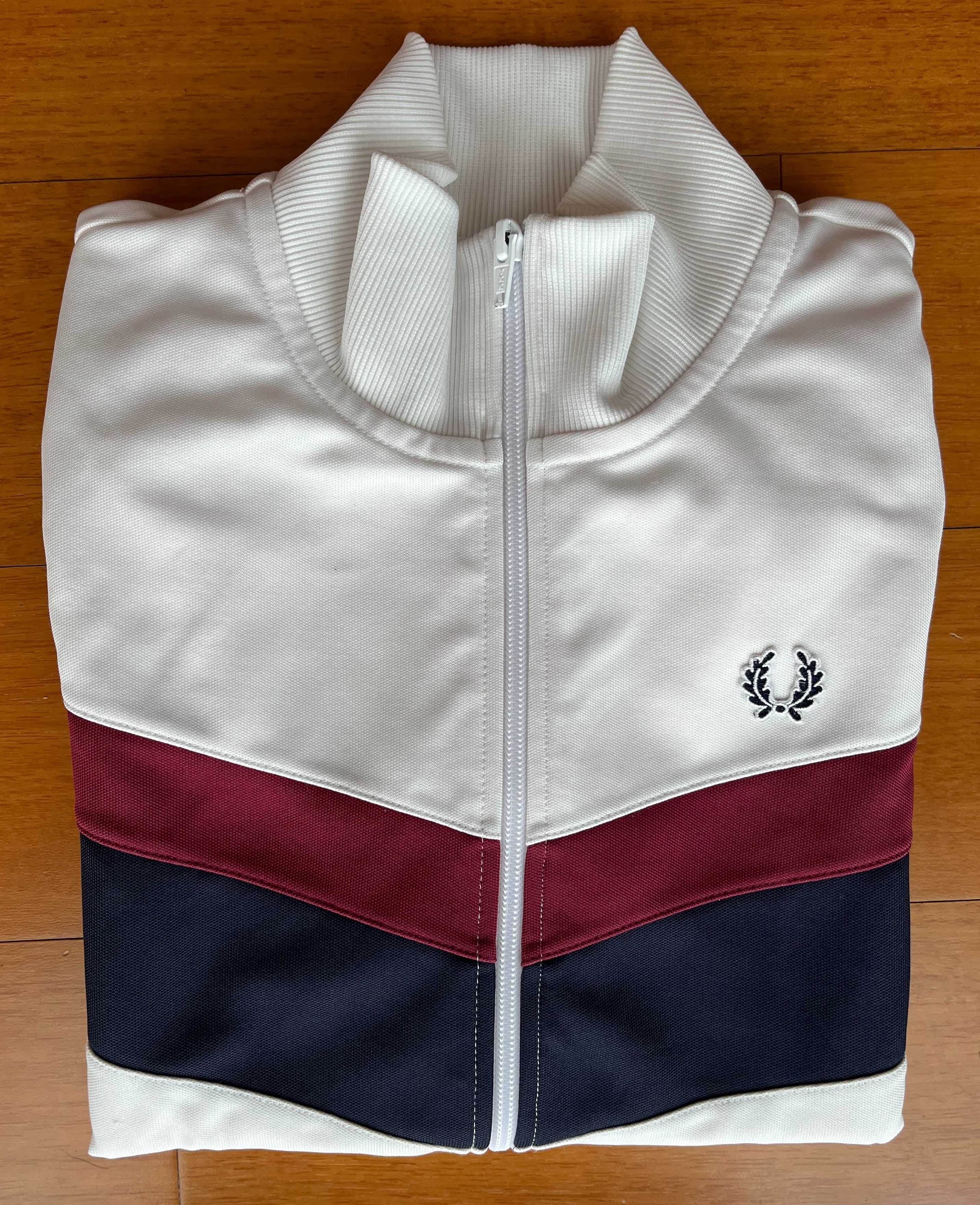 Casaco da Fred Perry - Senhora - Tamanho S - Branco